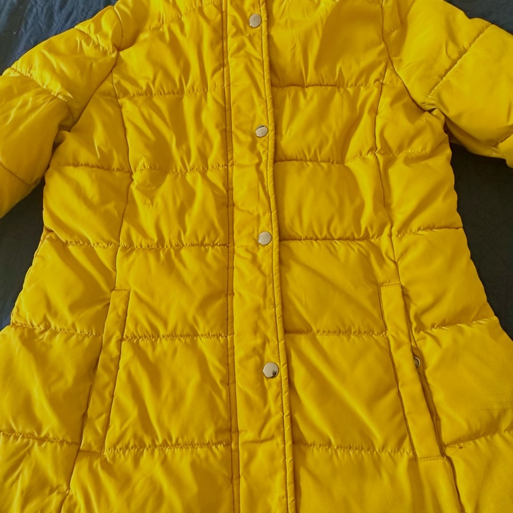 Yellow Tommy Hilfiger Puffer Jacket